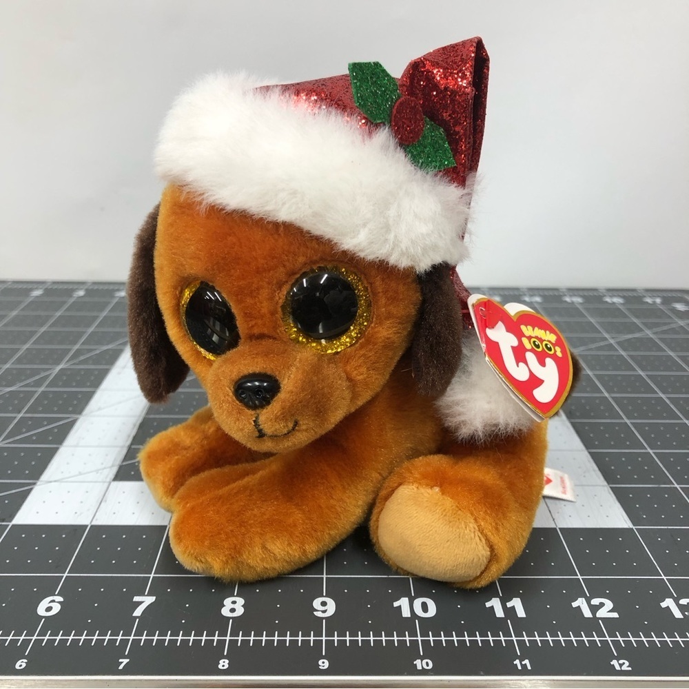Ty Beanie Boos HOWLIDAYS the Christmas Dog Plush Stuffed Animal 6”